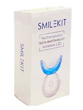 🆕-Smilekit Rechargeable Teeth Whitening Kit with Wireless LED technology. NWT